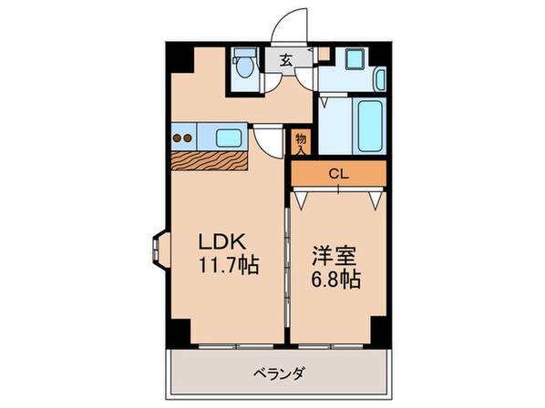 ラム－ル波除の物件間取画像